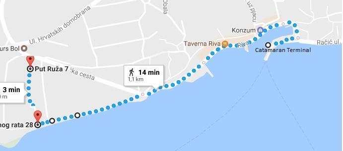 Guesthouse Apartment Bozica Μπολ Εξωτερικό φωτογραφία